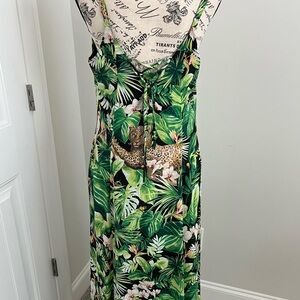 Beautiful Green Exotic Maxi Dress